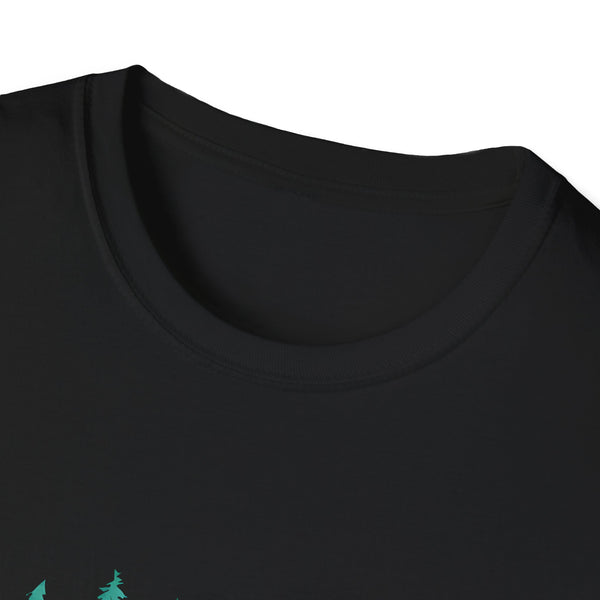 Bigfoot Shirt | Sasquatch Bigfoot T Shirt | Bigfoot In Forest Tee Shirt | Sasquatch Bigfoot Unisex Softstyle T-Shirt