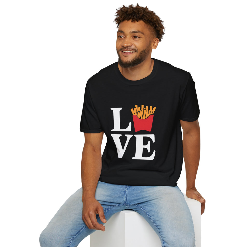 Love French Fries T-Shirt | French Fries Gifts Unisex Fries T-Shirt