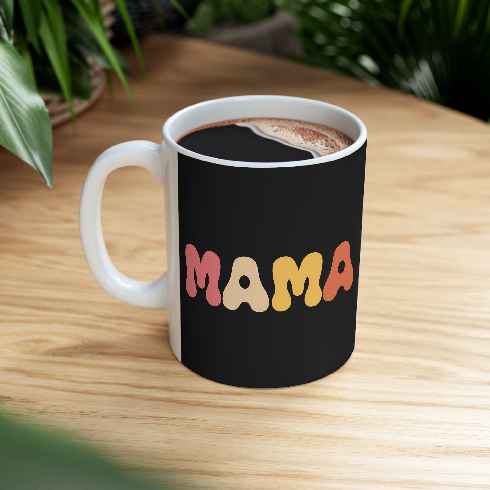 Womens Mama Mug | Birthday Mom Merchandise | Mothers Day Gifts Ceramic Mug 11oz - 2