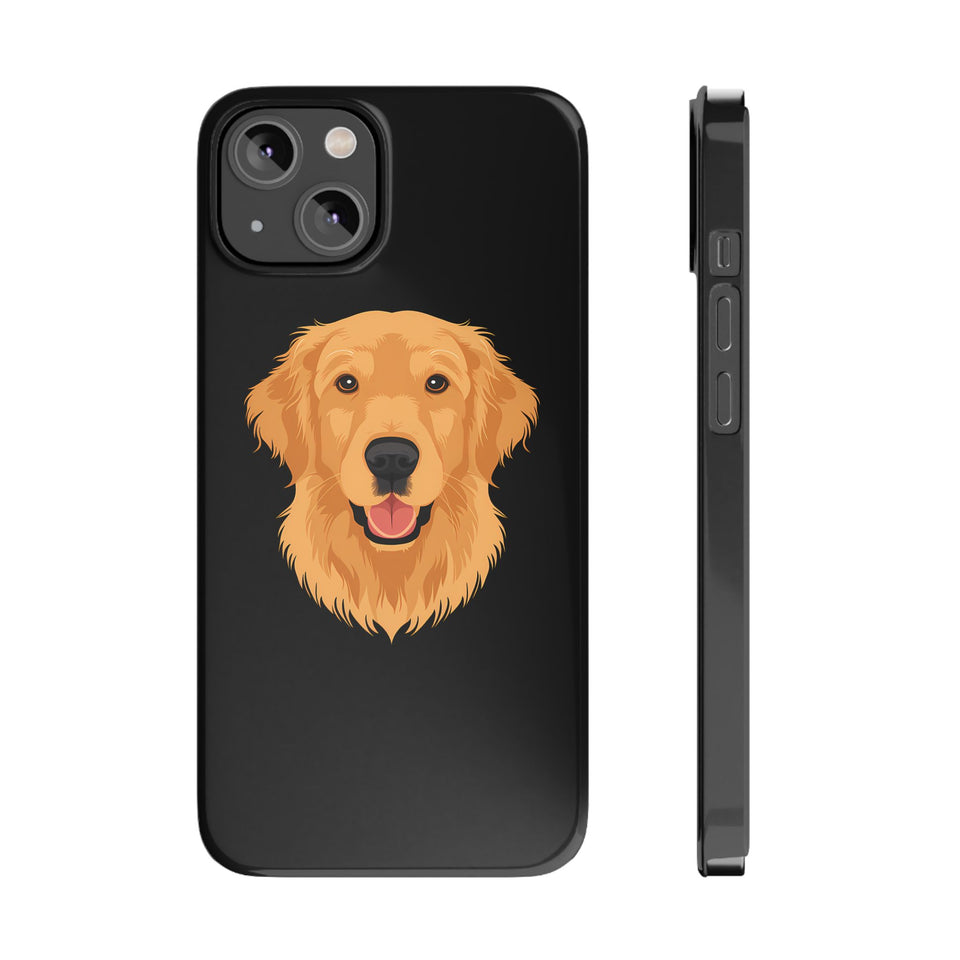 Premium Golden Retriever iPhone Case | Golden Retriever Gifts Slim Phone Cases