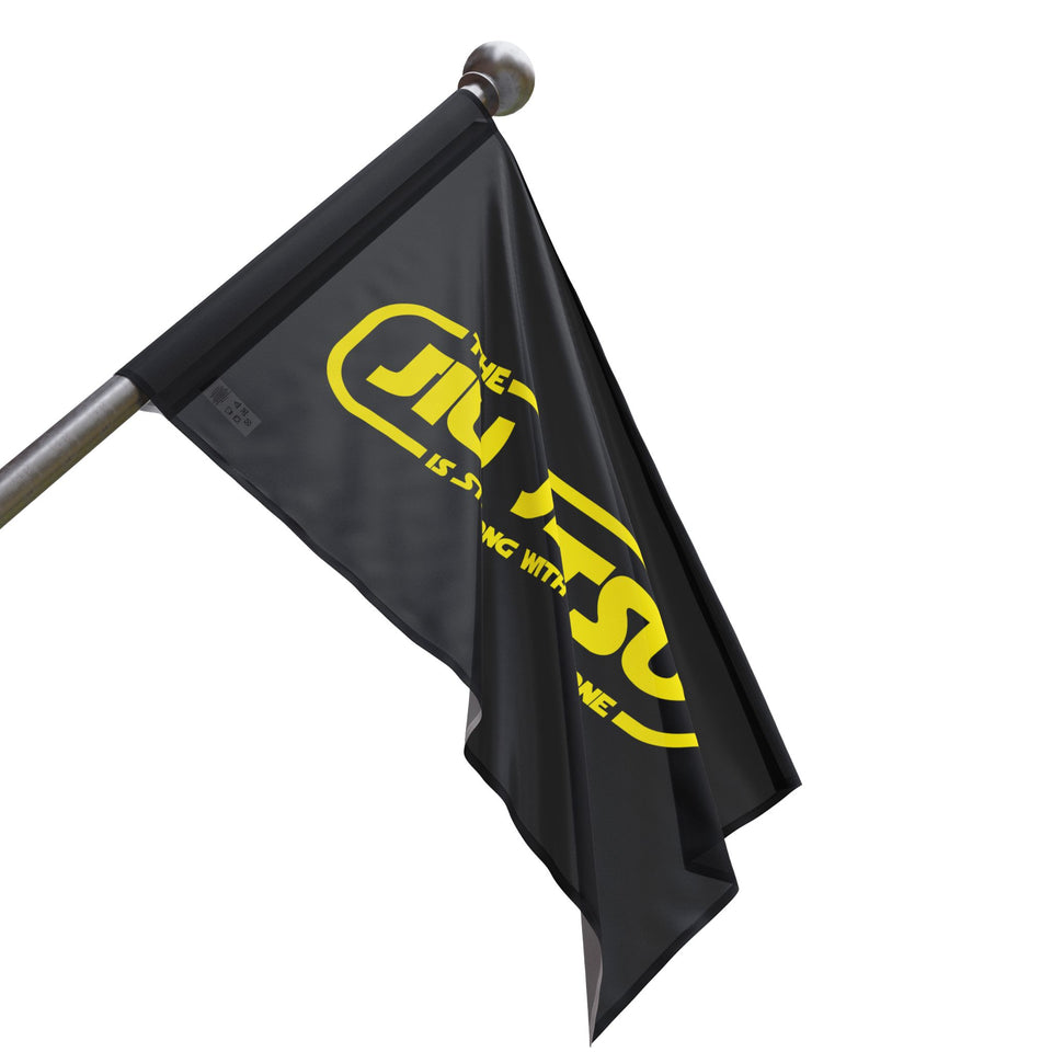 Brazilian Jiu Jitsu The Jiu-Jitsu Is Strong With This One Flag Banner | BJJ Flag