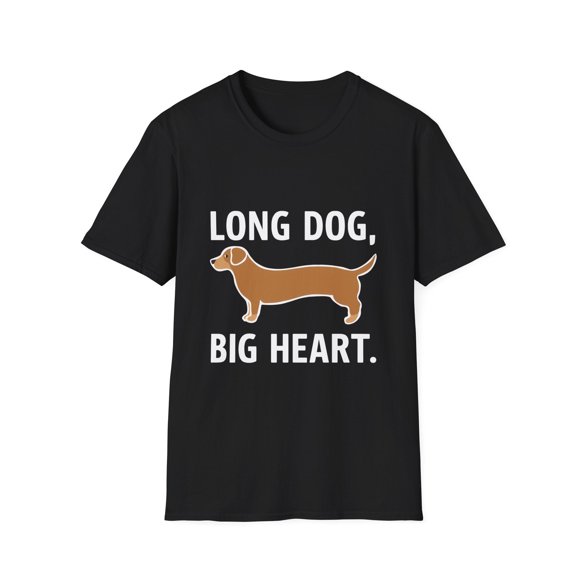 Long Dog Big Heart Dachshund Shirt | Weiner Dog Gift | Unisex Sausage Dog Dachshund T Shirt Main image