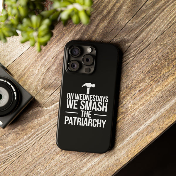 Premium On Wednesdays We Smash The Patriarchy iPhone Case | Feminist Gifts Slim Phone Cases