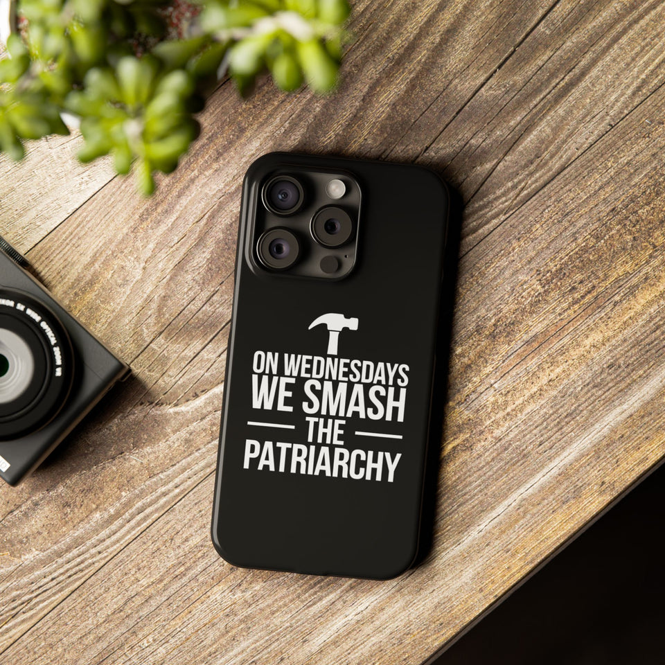 Premium On Wednesdays We Smash The Patriarchy iPhone Case | Feminist Gifts Slim Phone Cases