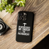 Premium On Wednesdays We Smash The Patriarchy iPhone Case | Feminist Gifts Slim Phone Cases Premium On Wednesdays We Smash The Patriarchy iPhone Case | Feminist Gifts Slim Phone Cases