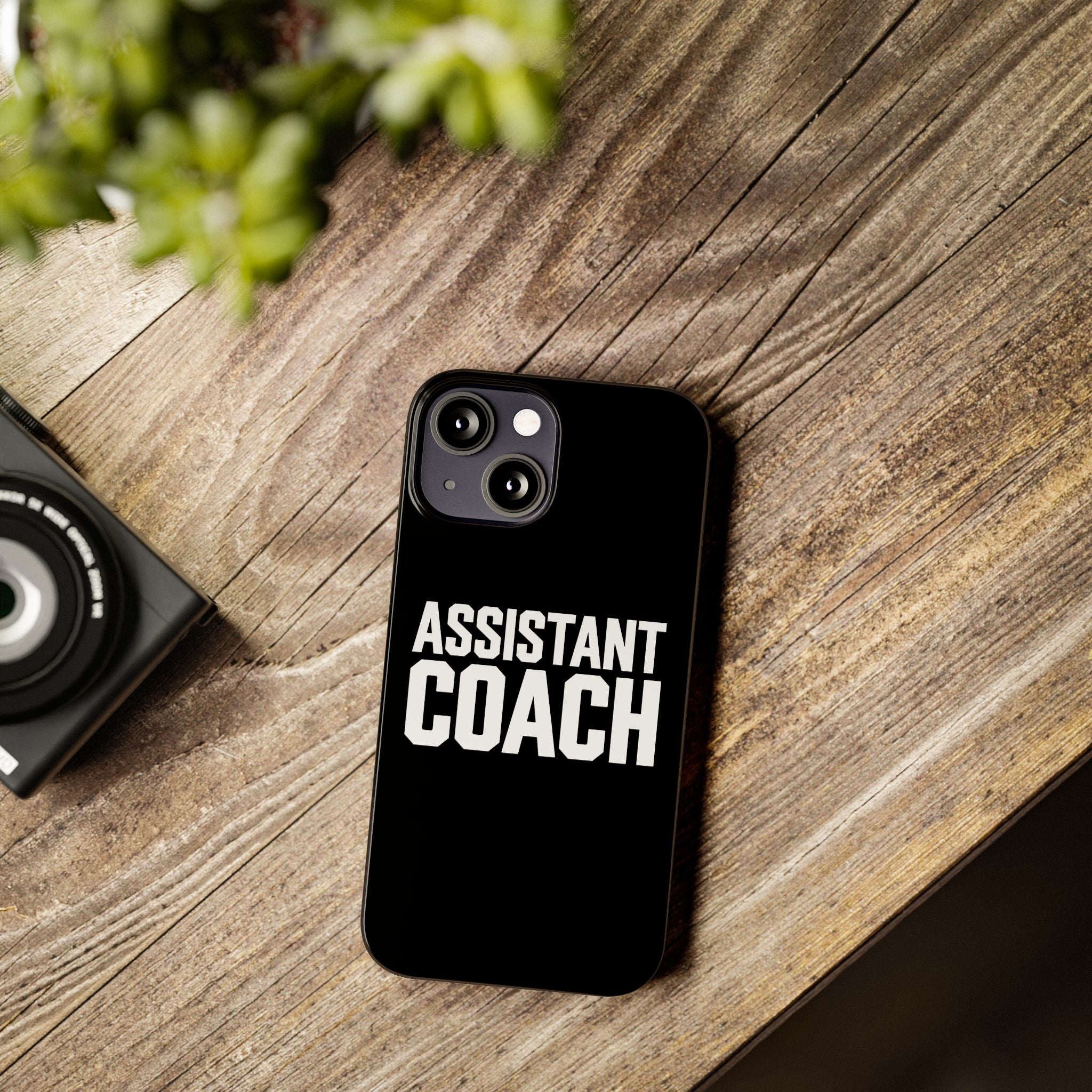 Premium Assistant Coach iPhone Case | Assistant Coach Gifts Slim Phone Cases