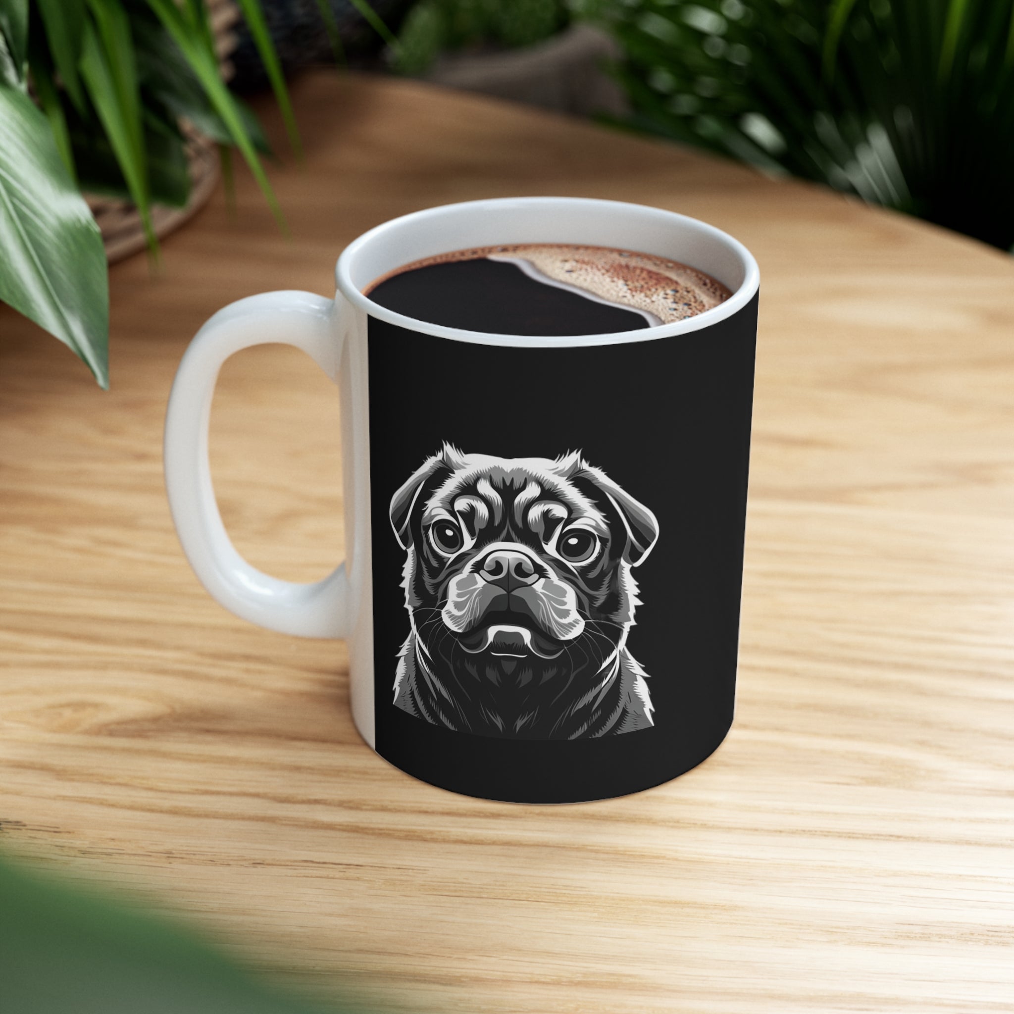 Pug Mug | Pug Gift | Pug Ceramic Mug 11oz
