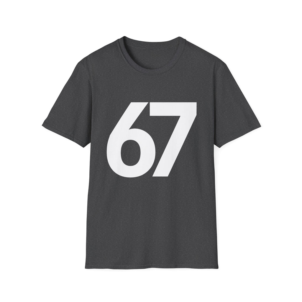 67 Six Seven Funny T-Shirt — Retro Humorous Graphic Tee