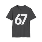 67 Six Seven Funny T-Shirt — Retro Humorous Graphic Tee 67 Six Seven Funny T-Shirt — Retro Humorous Graphic Tee