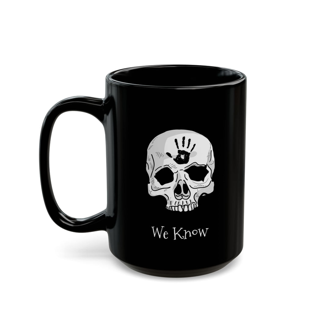 Dark Brotherhood We Know 11 oz Mug | Video Game Coffee Mug | Gaming RPG Video Game Black Mug (11oz & 15oz)