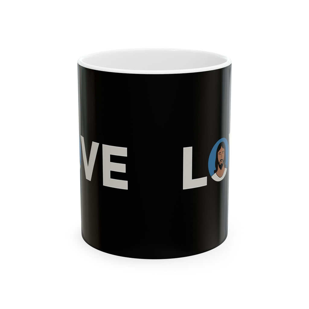 Love Jesus Ceramic Mug | Cute Faith In Jesus Gifts (11oz)
