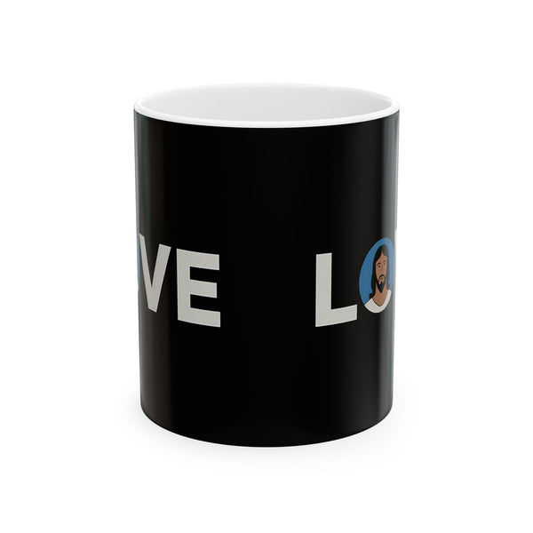 Love Jesus Ceramic Mug | Cute Faith In Jesus Gifts (11oz)