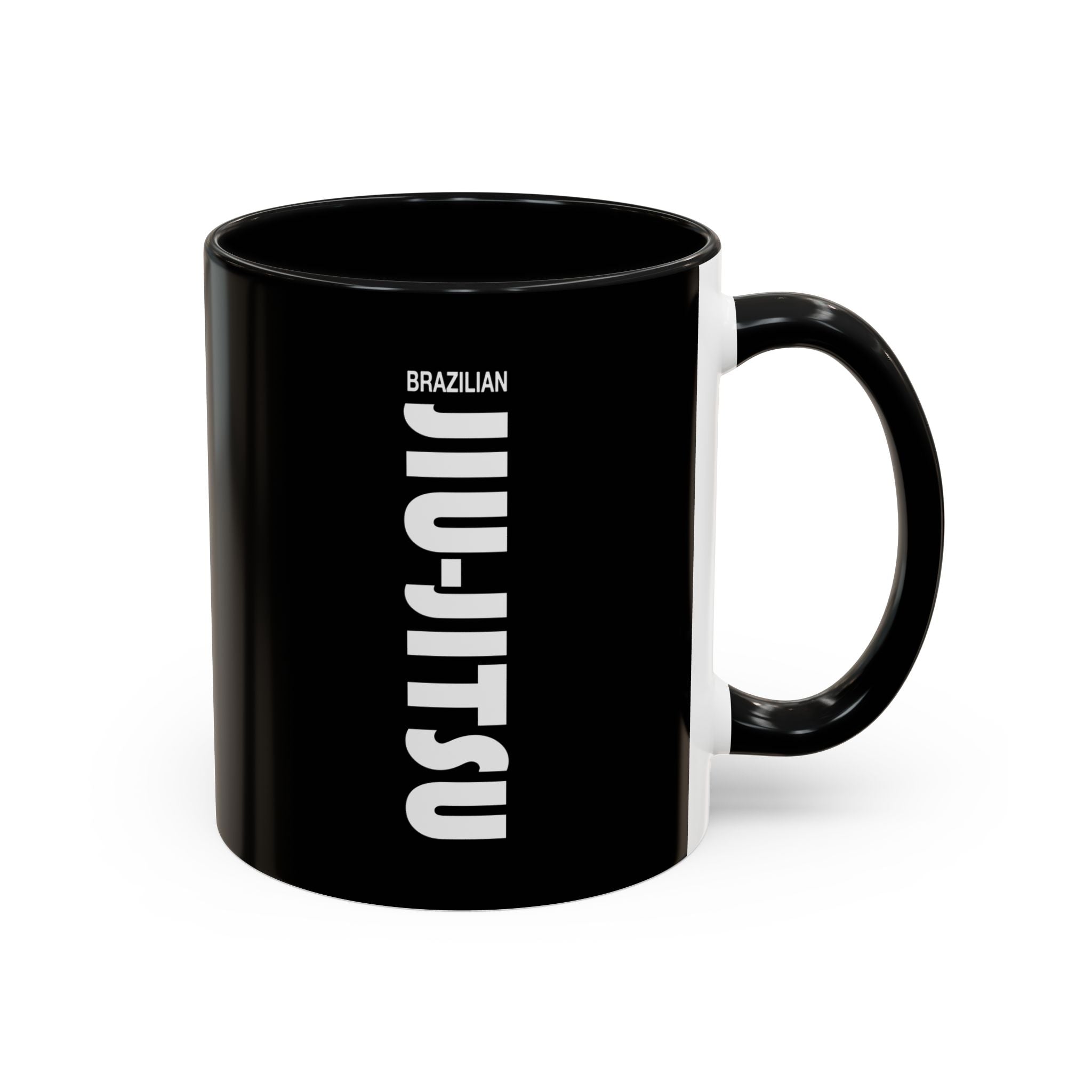 Brazilian Jiu Jitsu Slogan | BJJ Accent Coffee Mug Main image