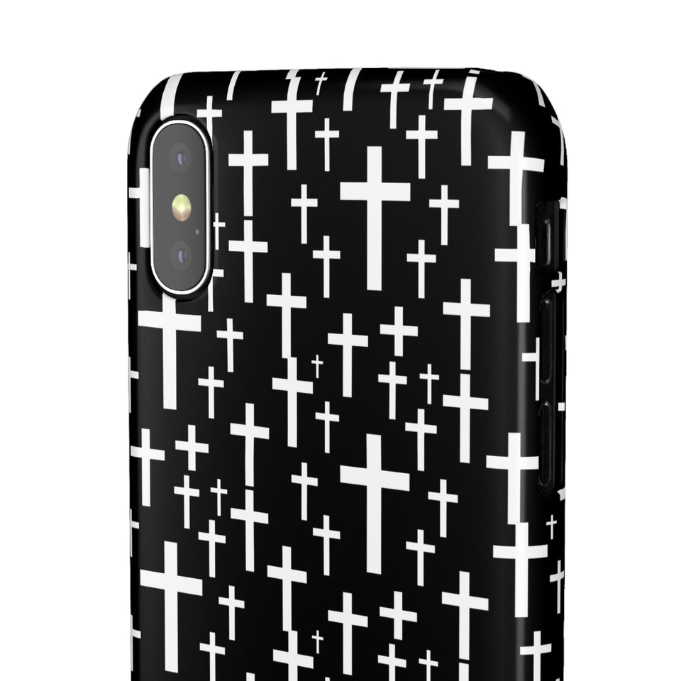 Faith In Jesus iPhone Christian Religion Phone Case | Faith Cross Phone Case | Christian Cross iPhone & Samsung Galaxy Snap Cases