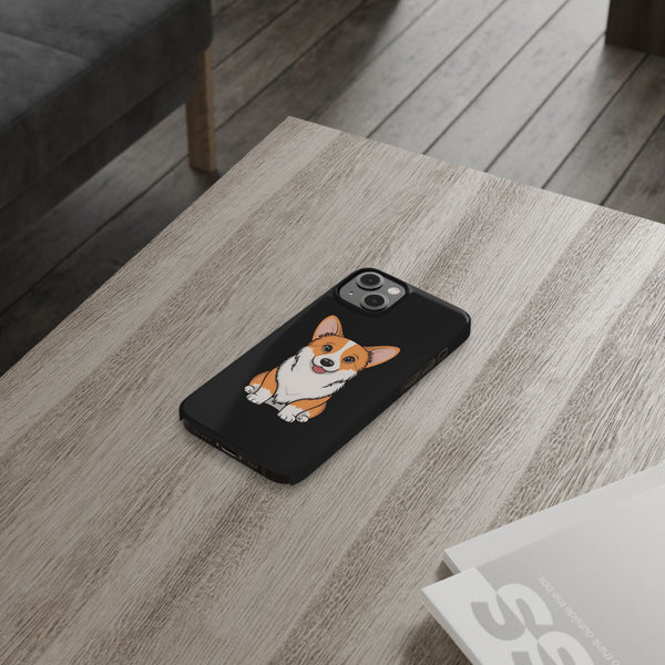 Cute Corgi Slim iPhone Case | Corgi Gift iPhone Case