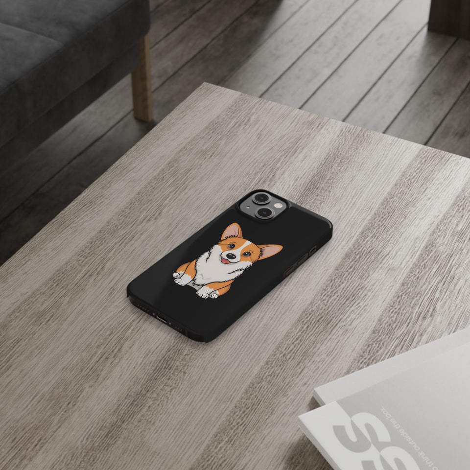 Cute Corgi Slim iPhone Case | Corgi Gift iPhone Case