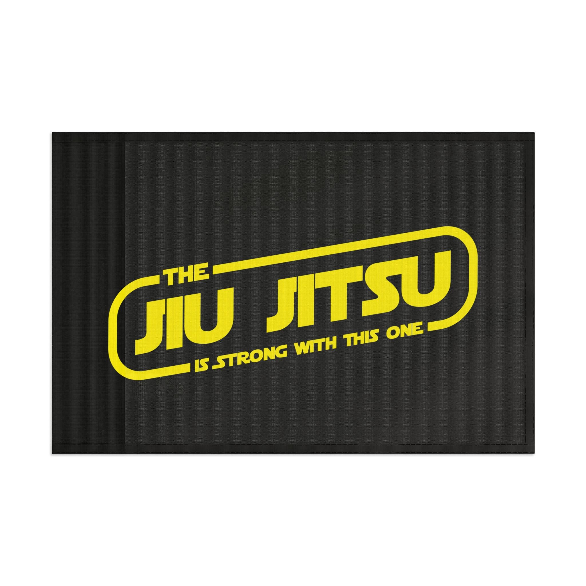Brazilian Jiu Jitsu The Jiu-Jitsu Is Strong With This One Flag Banner | BJJ Flag Main image