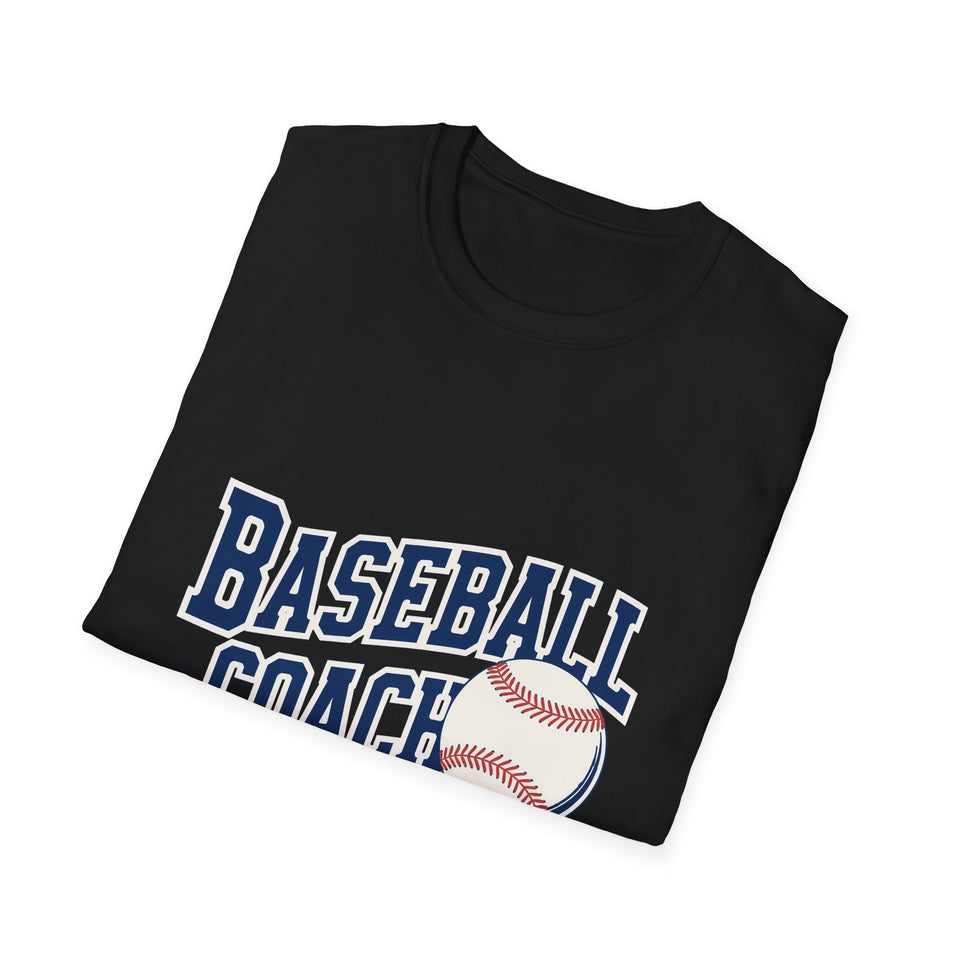 Baseball Coach T-Shirt — Retro Team Dad Tee for Coaches & Baseball Fans