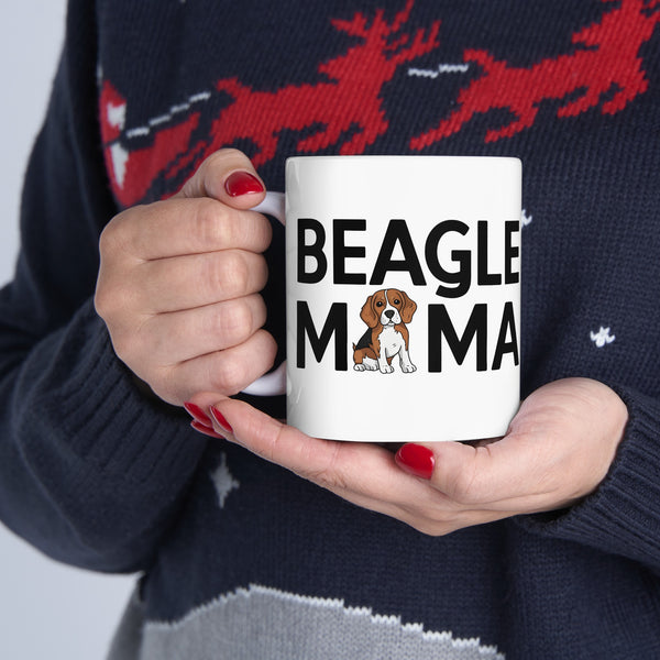 Beagle Mama Mug 2 | Beagle Gifts | Beagle Dog Ceramic Mug 11oz