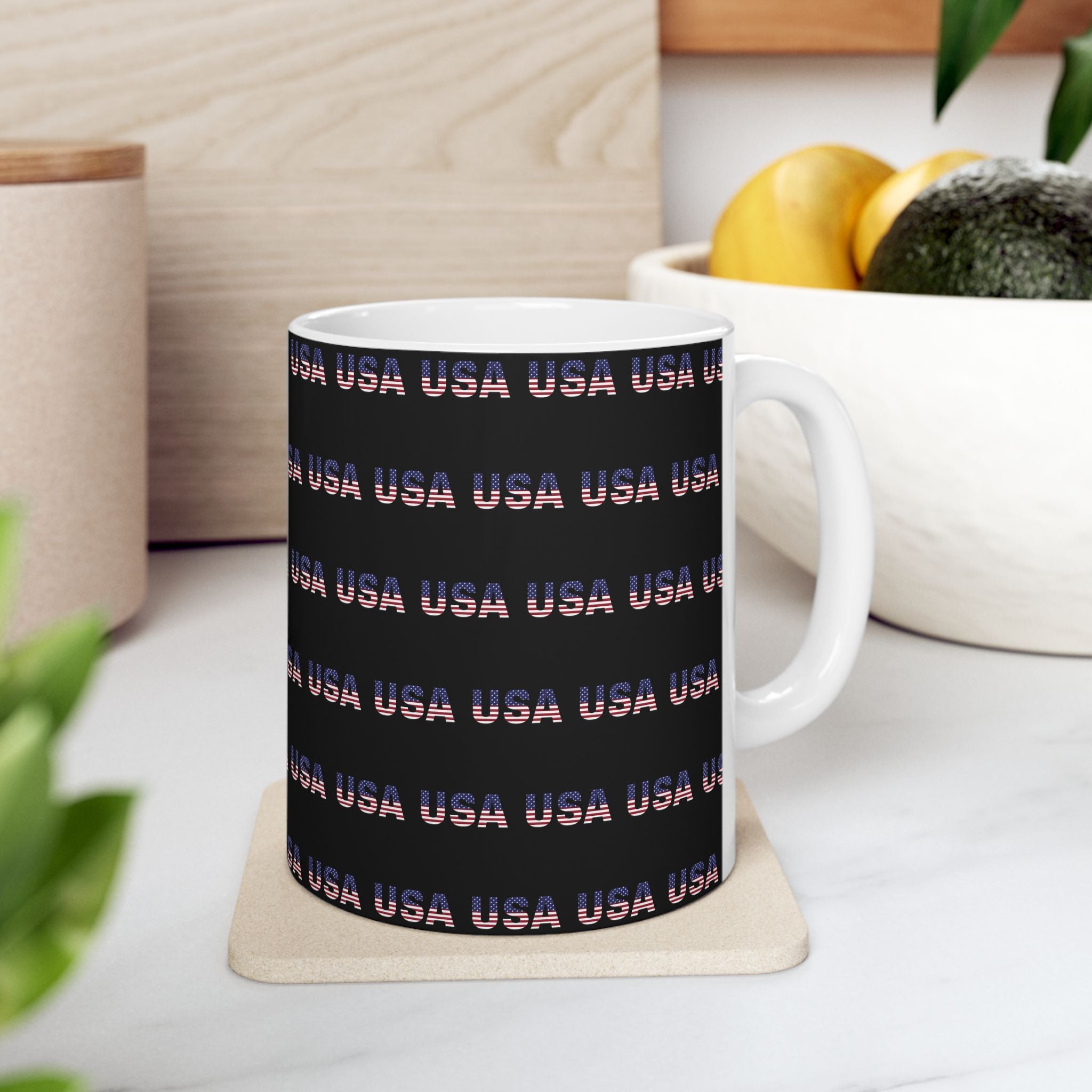 USA Flag Mug | USA Gifts | USA Flag Coffee Mug 11oz