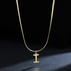 Elegant A-Z Stainless Steel Pendant Necklace Elegant A-Z Stainless Steel Pendant Necklace
