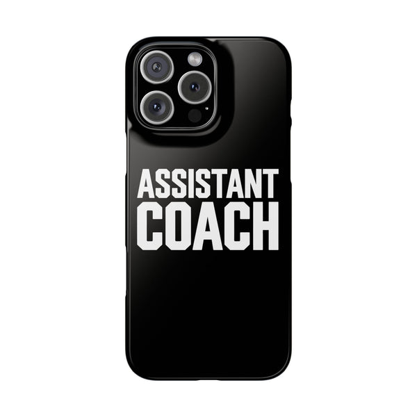 Premium Assistant Coach iPhone Case | Assistant Coach Gifts Slim Phone Cases