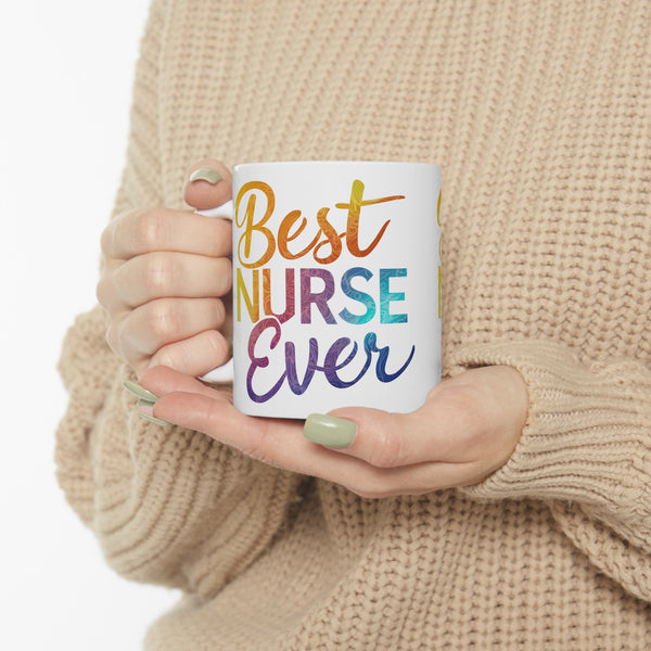 Best Nurse Ever Mug | Nurse Gift | Nurse Coffee Mug | Nurse Gift Ideas Mug 11oz 3