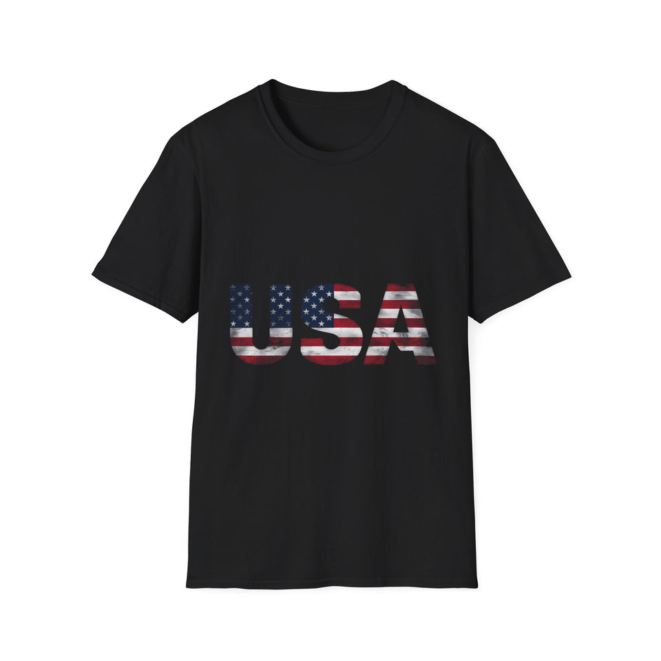 Distressed USA Flag Shirt | United States of America Gifts | Unisex USA T Shirt