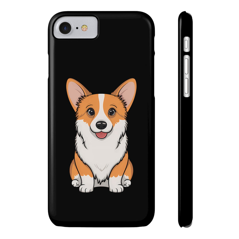 Cute Corgi Slim iPhone Case | Corgi Gift iPhone Case