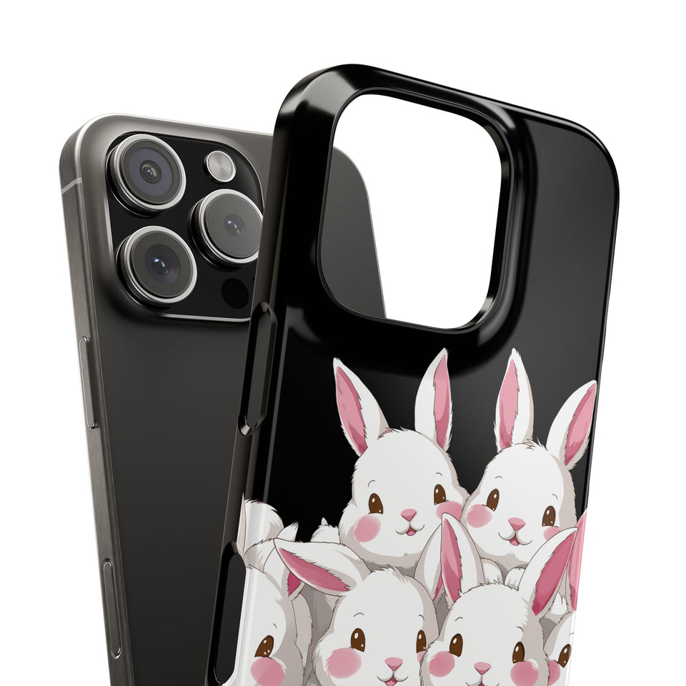 Premium Cute Rabbit iPhone Case | Rabbit Gifts Slim Phone Cases