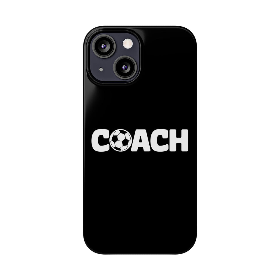 Premium Soccer Coach iPhone Case | Soccer Coach Gifts Slim Phone Cases