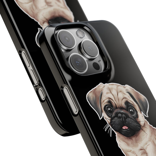 Premium Pug Puppy iPhone Case | Cute Pug Gifts Slim Phone Cases