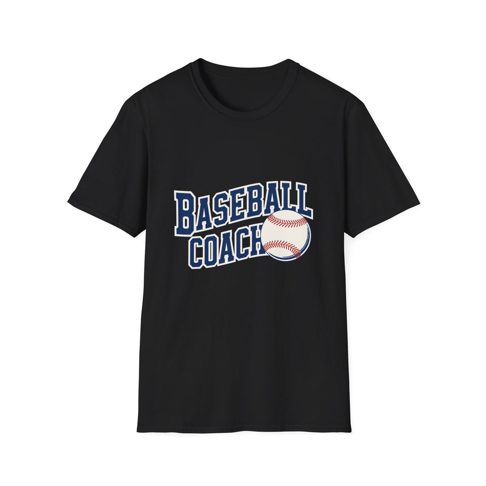 Baseball Coach T-Shirt — Retro Team Dad Tee for Coaches & Baseball Fans