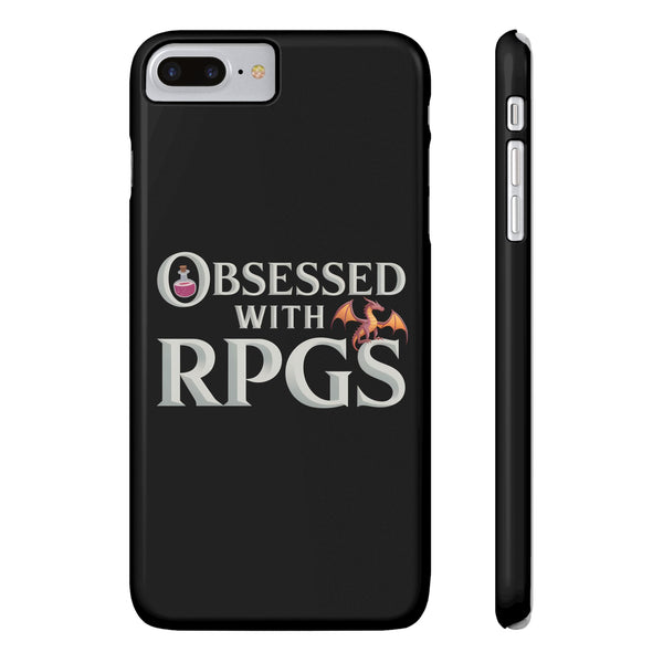 Premium Obsessed With RPGs iPhone Case | Fantasy Role Playing Game Slim Phone Cases