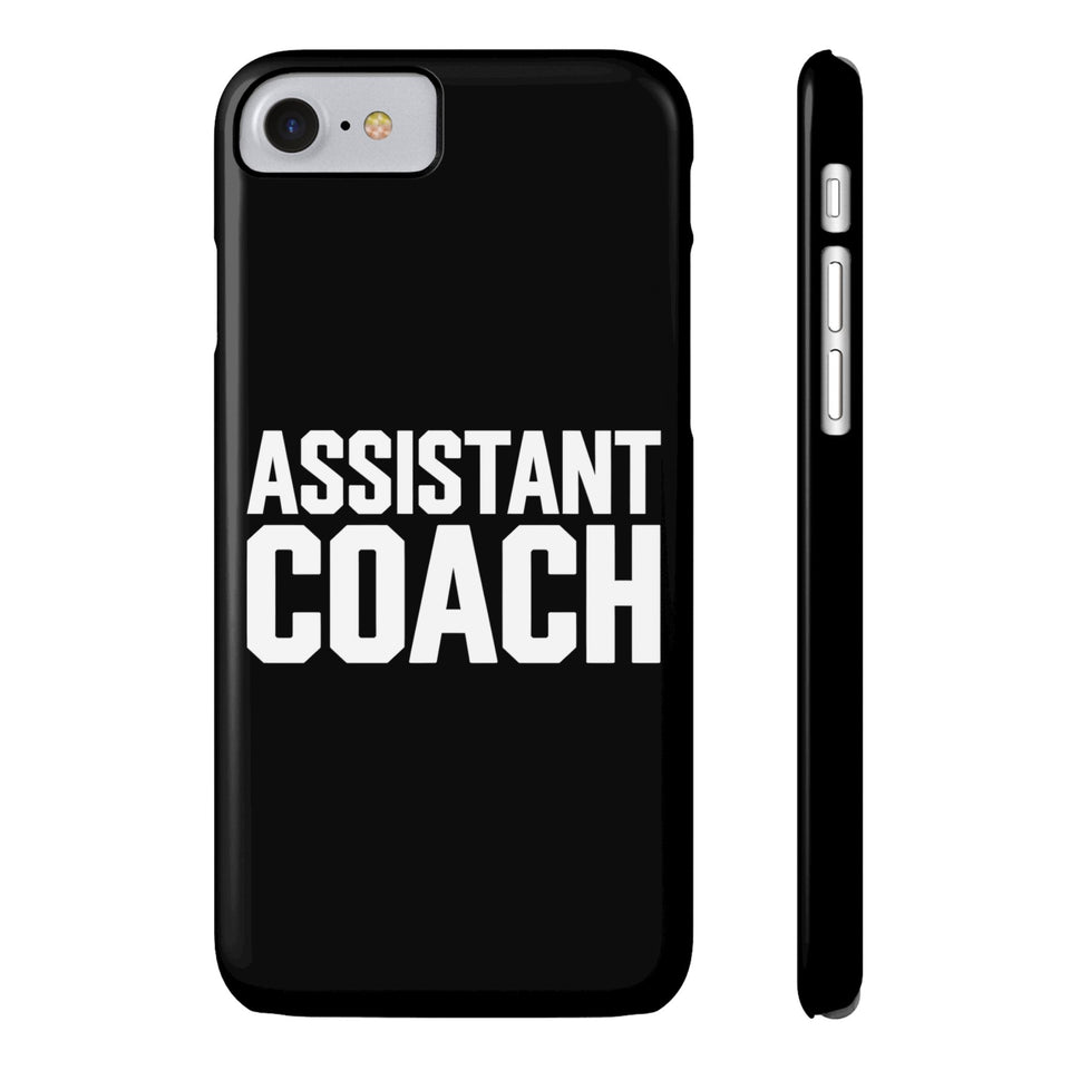 Premium Assistant Coach iPhone Case | Assistant Coach Gifts Slim Phone Cases