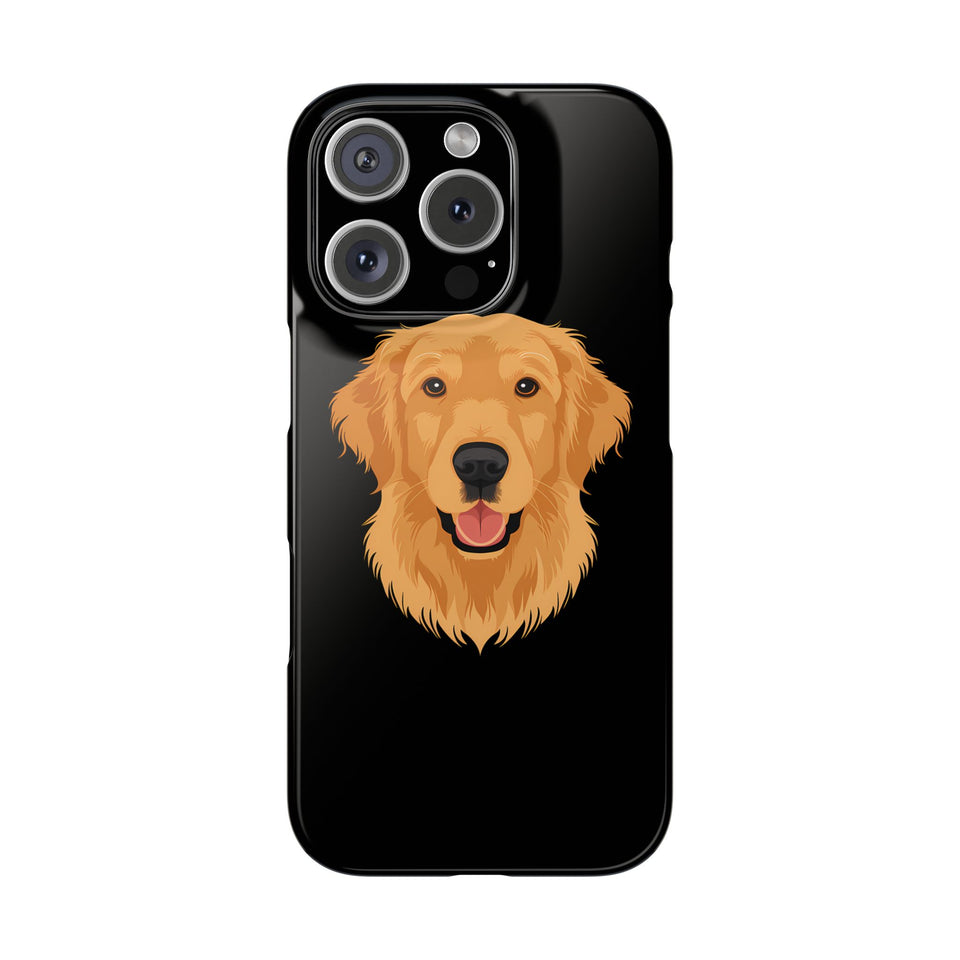 Premium Golden Retriever iPhone Case | Golden Retriever Gifts Slim Phone Cases