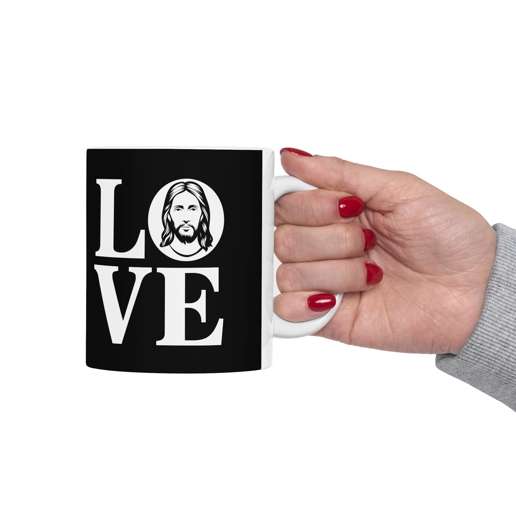 Faith Love Jesus Ceramic Mug | Faith In Jesus Gifts (11oz)