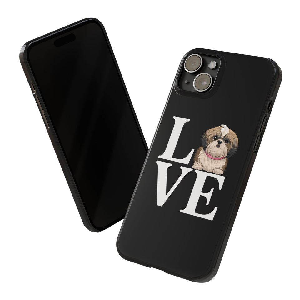 Premium Love Shih Tzu iPhone Case | Cute Shih Tzu Slim Phone Cases
