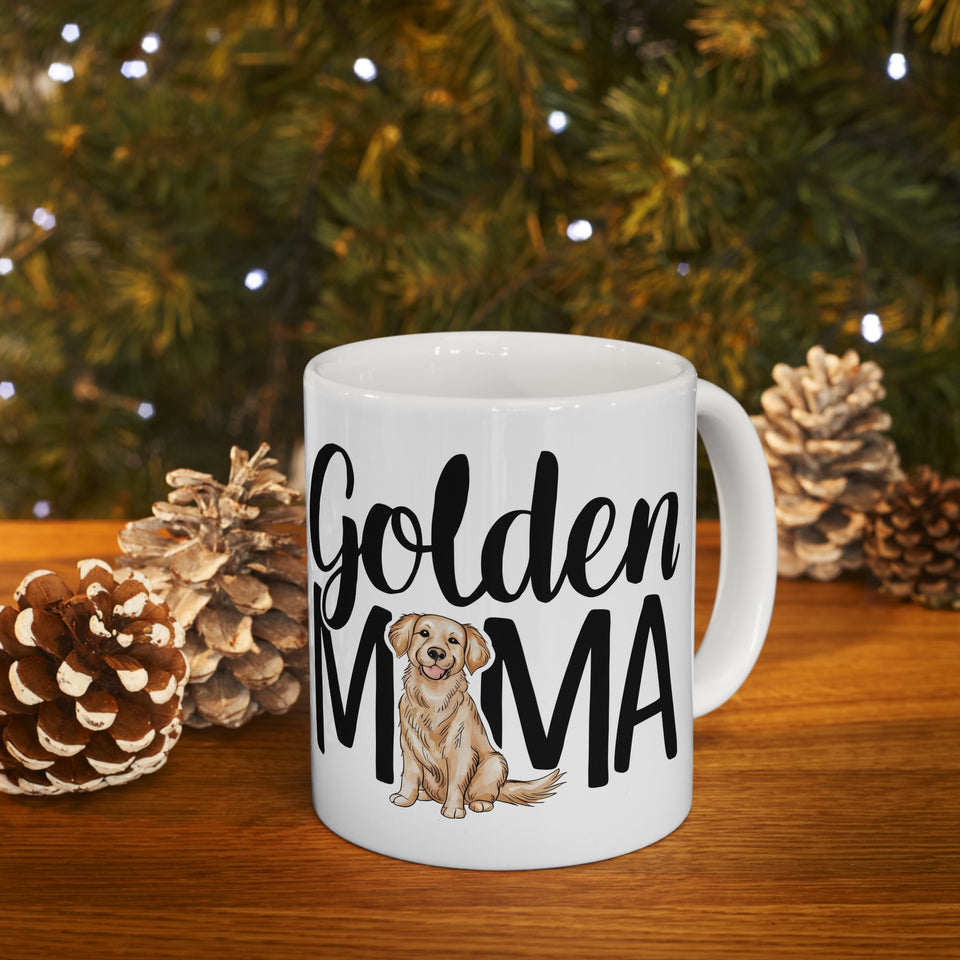 Golden Mama Mug Golden Retriever Gift | Golden Retriever Coffee Mug | Golden Retriever Gift Ideas Mug 11oz