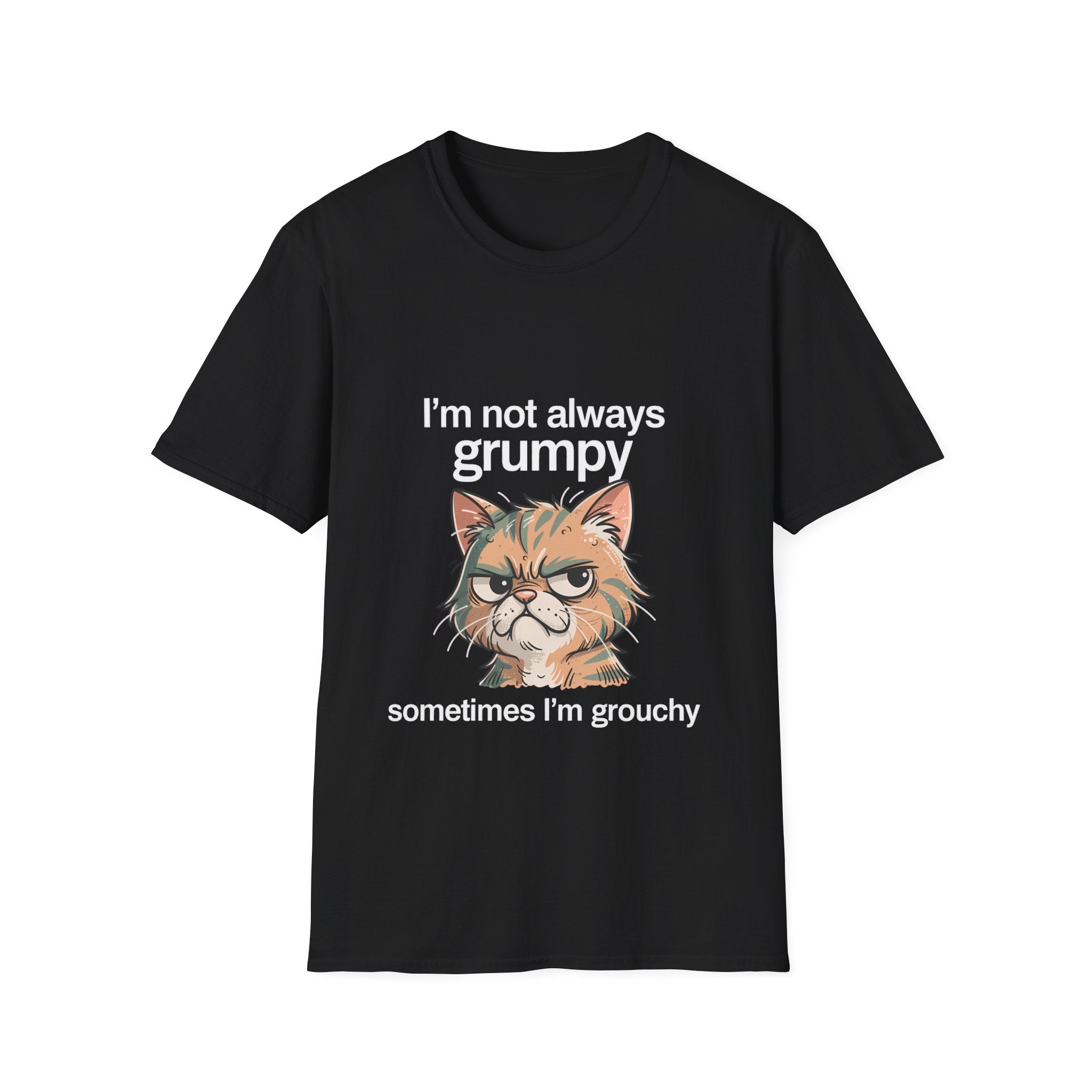 I'm Not Always Grumpy—Sometimes I'm Grouchy 2 Cat T-Shirt