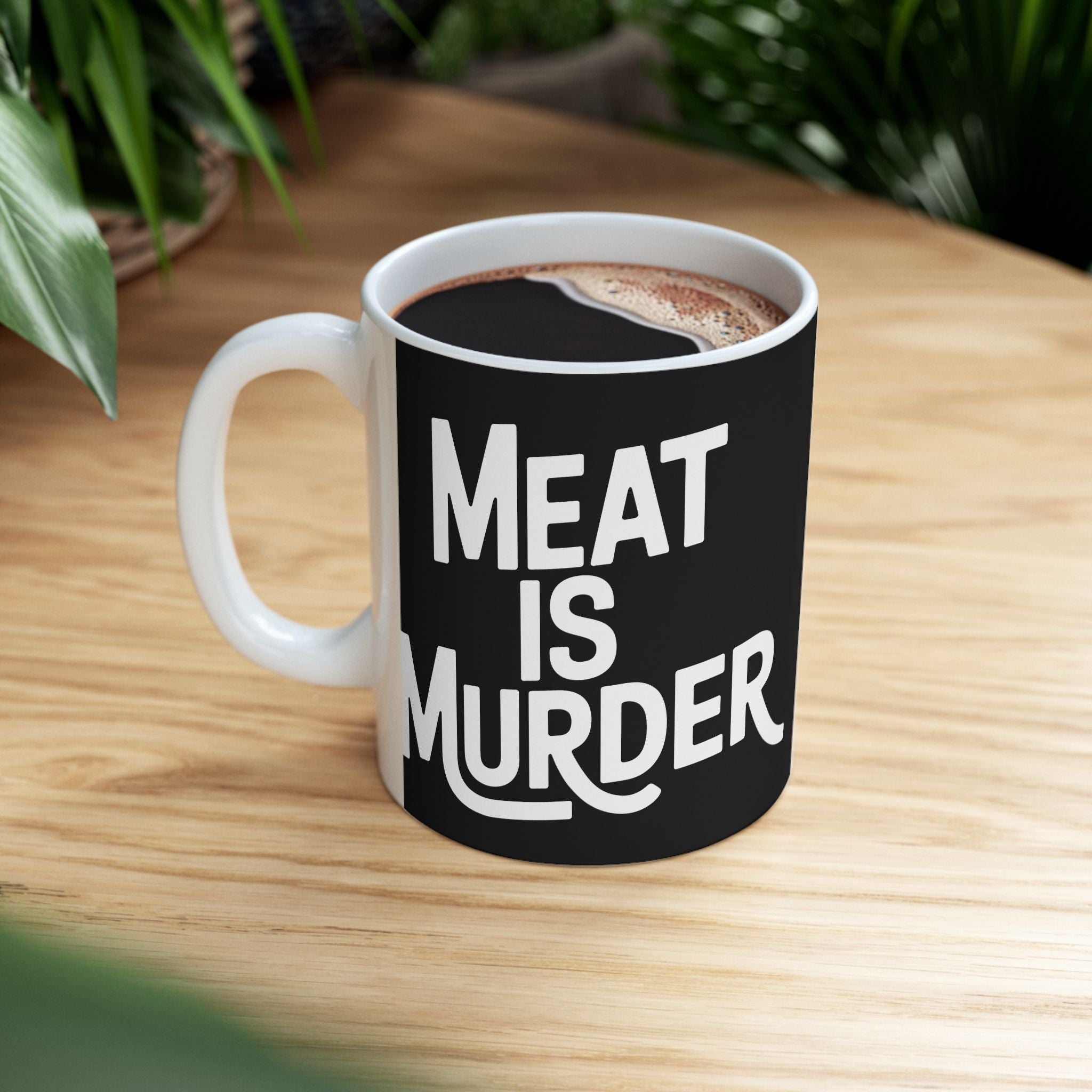 Vegan - Meat Is Murder 11oz/15oz Ceramic Mug