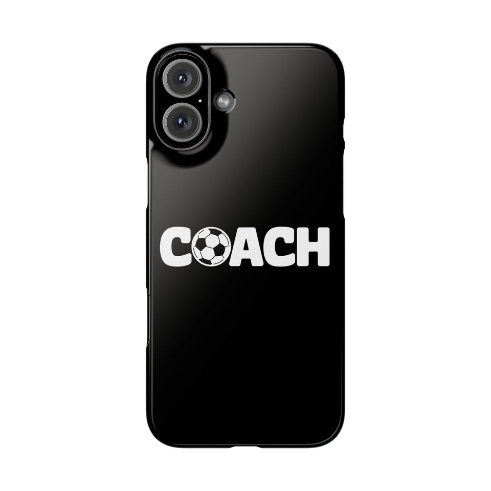 Premium Soccer Coach iPhone Case | Soccer Coach Gifts Slim Phone Cases