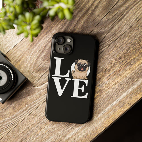 Love Pugs Slim iPhone Case | Cute Pug iPhone Case