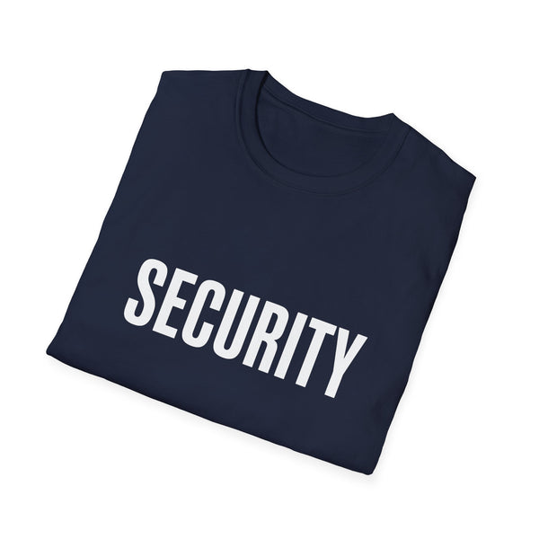 Security T-Shirt — Bold Minimalist Security Design