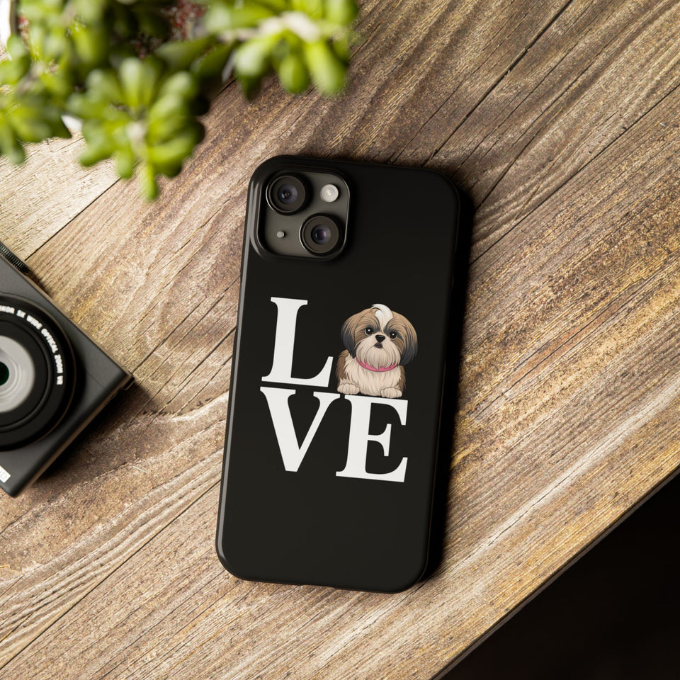 Premium Love Shih Tzu iPhone Case | Cute Shih Tzu Slim Phone Cases