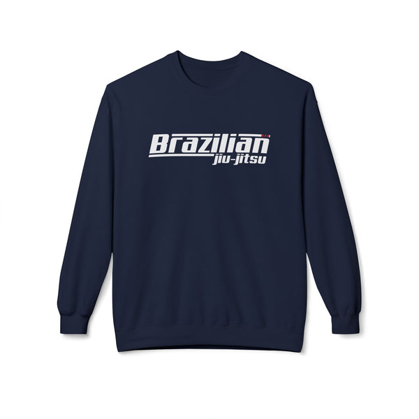 Brazilian Jiu Jitsu Belt BJJ Unisex Midweight Softstyle Fleece Crewneck Sweatshirt