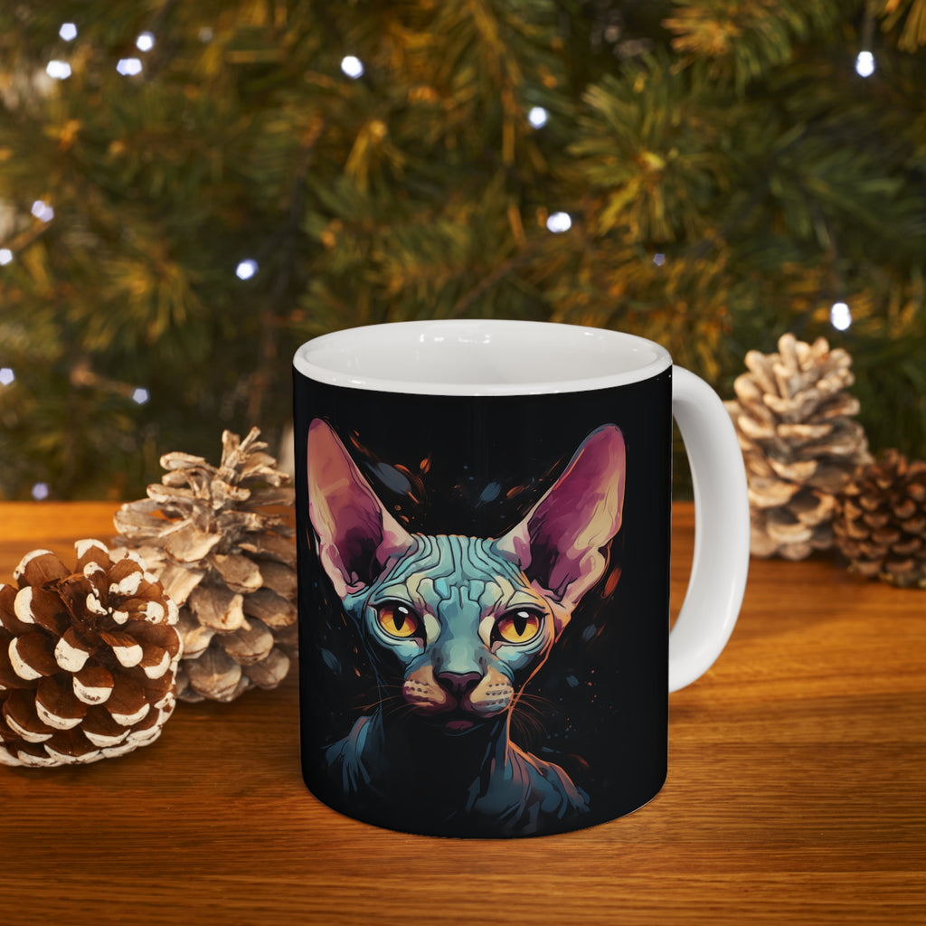 sphynx cat gifts, sphynx cat mug, hairless cat gifts,  gifts for sphynx cat lovers, hairless cat mug, sphynx cat coffee mug