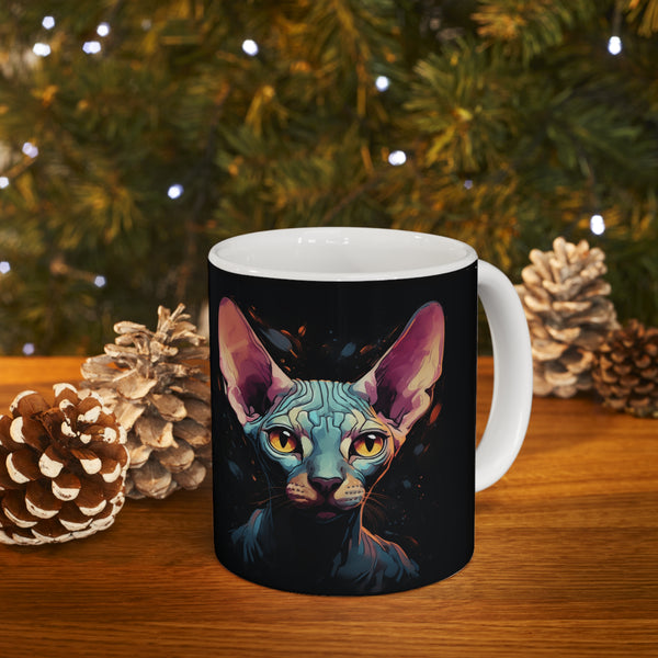 sphynx cat gifts, sphynx cat mug, hairless cat gifts,  gifts for sphynx cat lovers, hairless cat mug, sphynx cat coffee mug