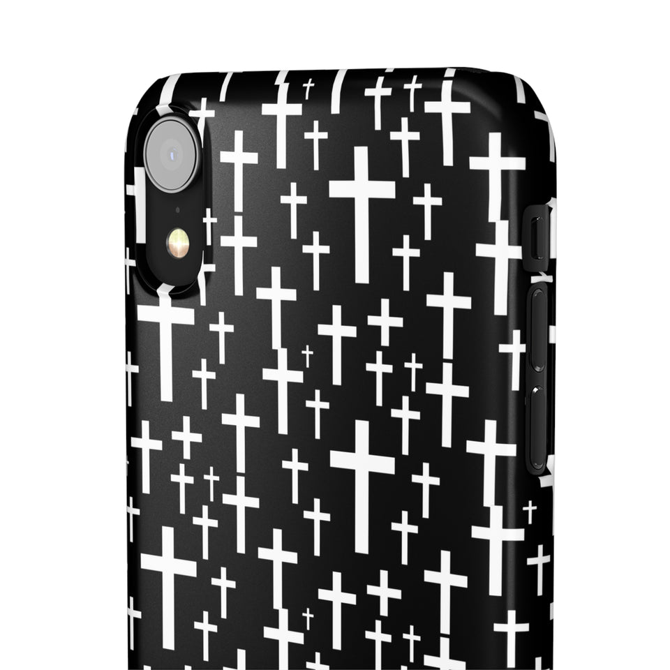 Faith In Jesus iPhone Christian Religion Phone Case | Faith Cross Phone Case | Christian Cross iPhone & Samsung Galaxy Snap Cases