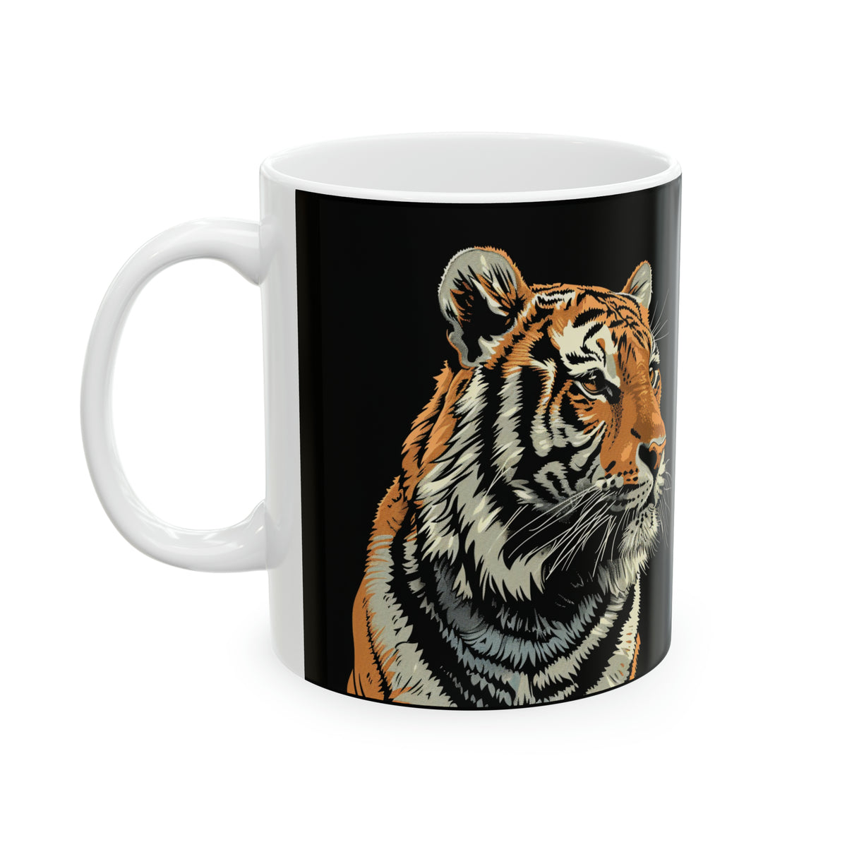 Tiger Mug | Tiger Coffee Mug | Cute Tiger Gift | Tiger Presents | Tiger Mug 1 11oz